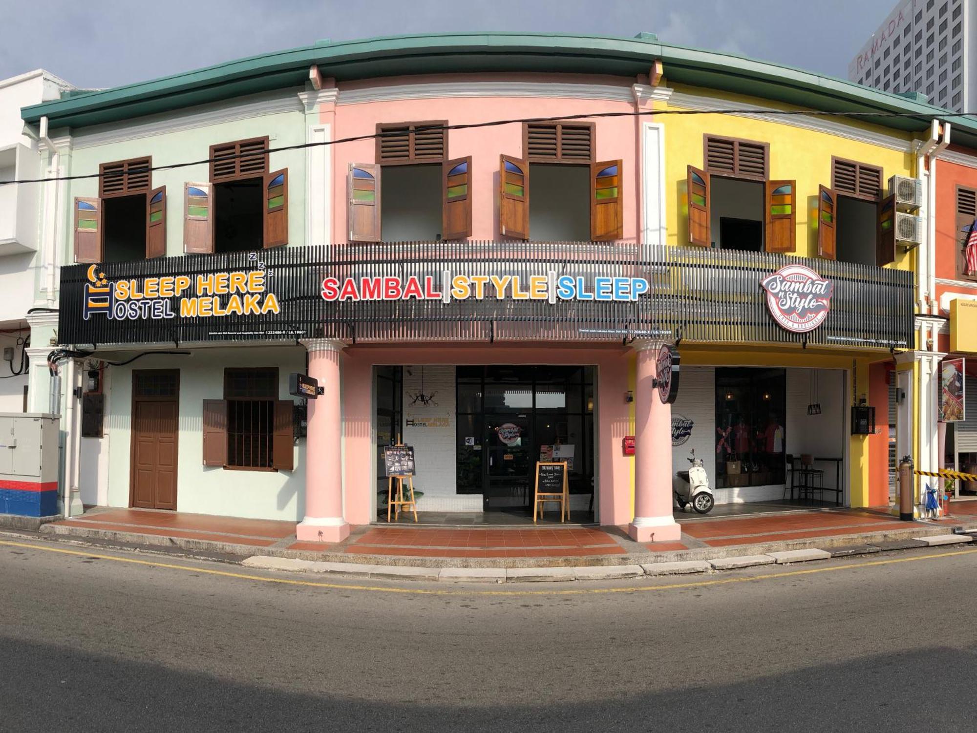 Sleep Here Hostel, Melaka Zewnętrze zdjęcie